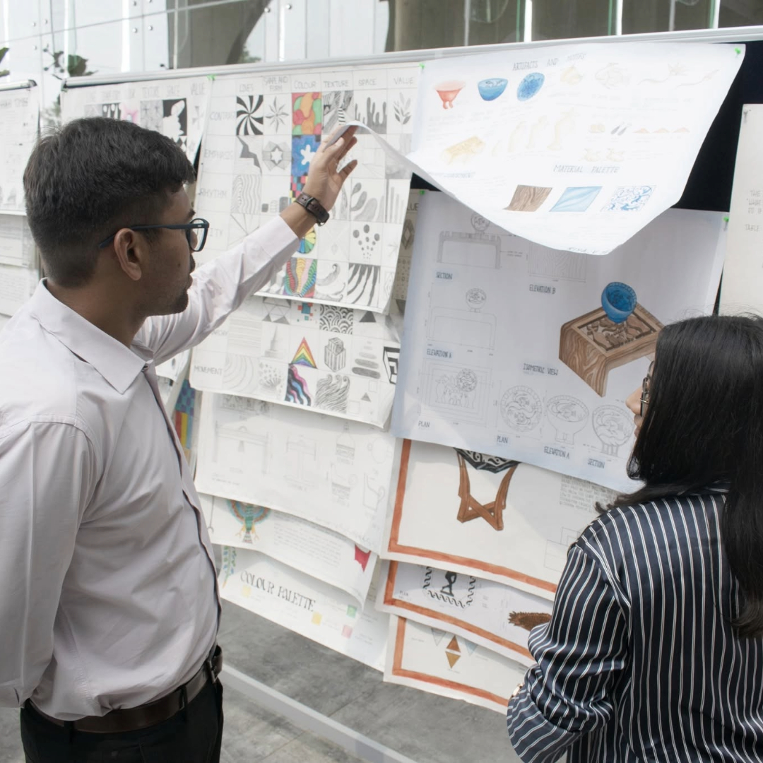 Woxsen Architecture Exhibition Showcases Student Creativity 